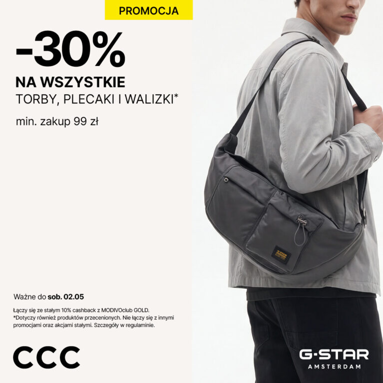 -30% na torby, plecaki, walizki