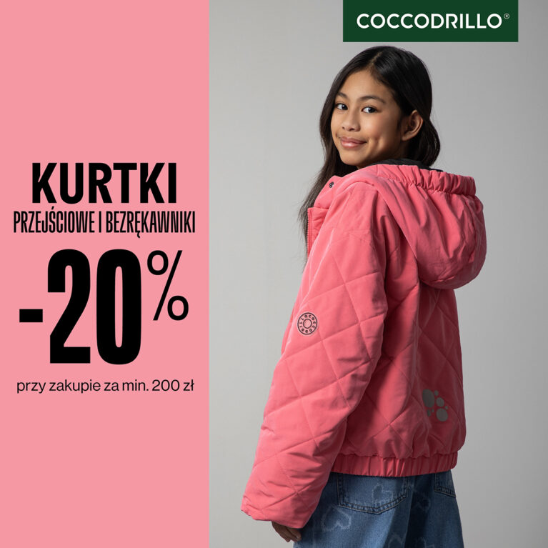 Kurtki i bezrękawniki -20%* w Coccodrillo