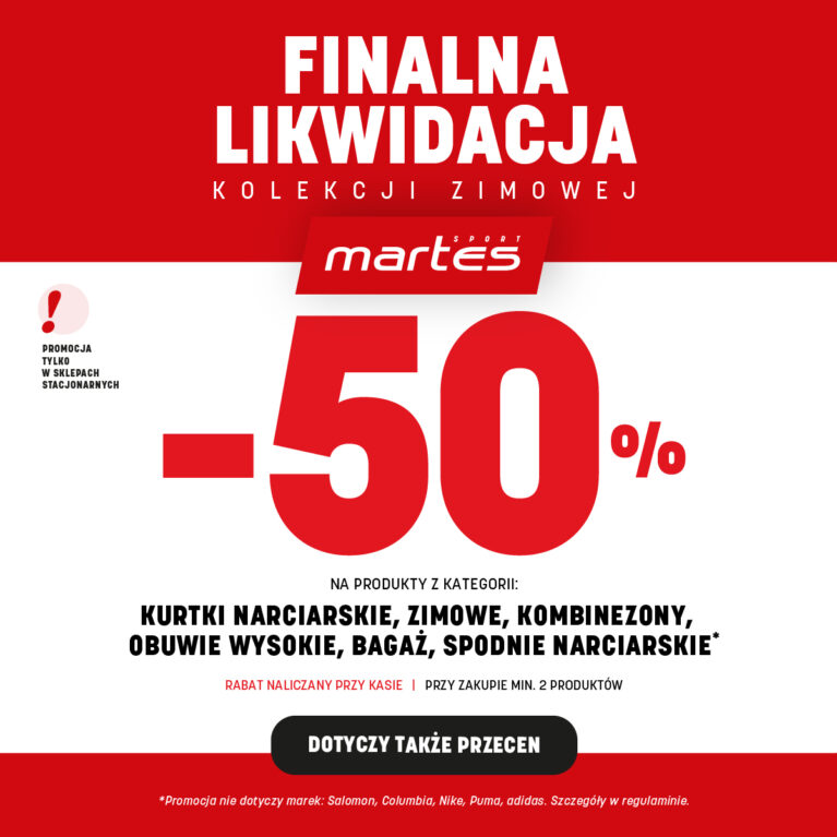 Finalna likwidacja kolekcji zimowej!