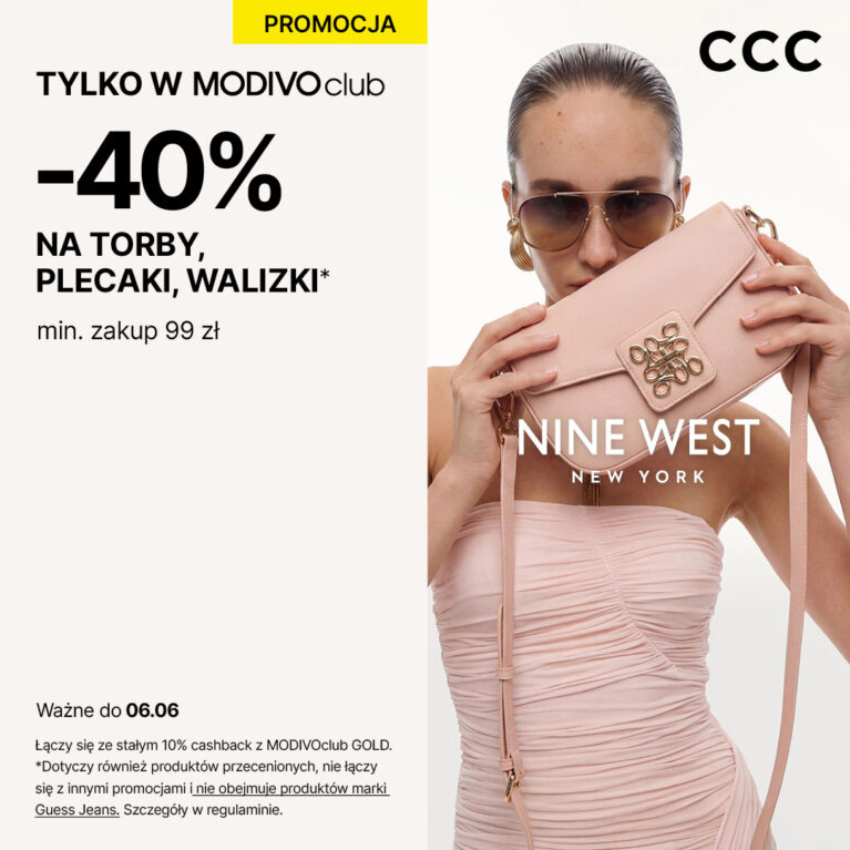 Klubowiczu MODIVOclub! Torby, plecaki i walizki aż 40% taniej!