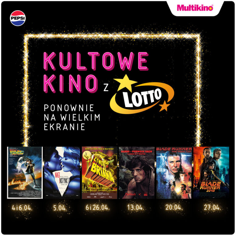 Wielkie powroty legend na kinowe ekrany. Kultowe Kino z Lotto w kwietniu w Multikinie