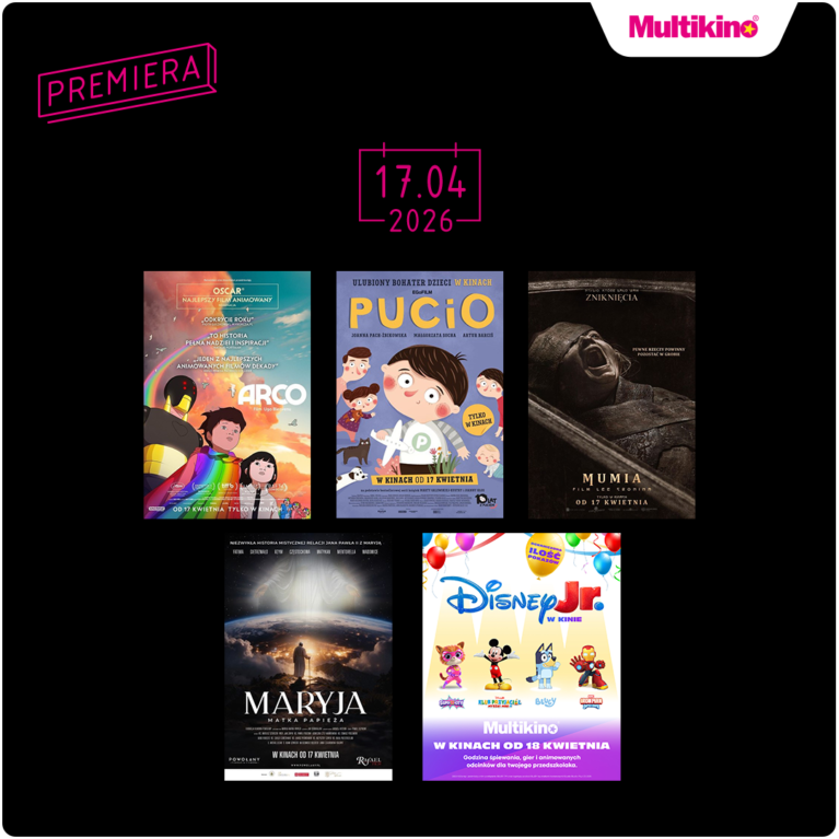 Premiery w Multikinie 17 kwietnia – od mrocznych tajemnic po inspirujące historie i kino familijne