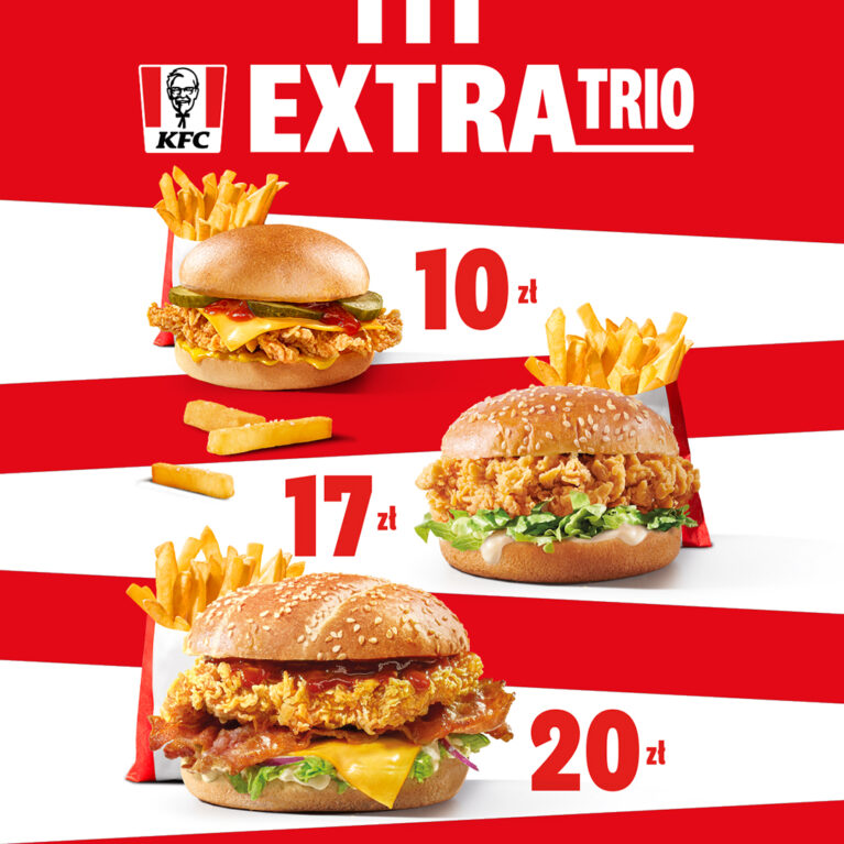 Odkryj KFC EXTRA TRIO