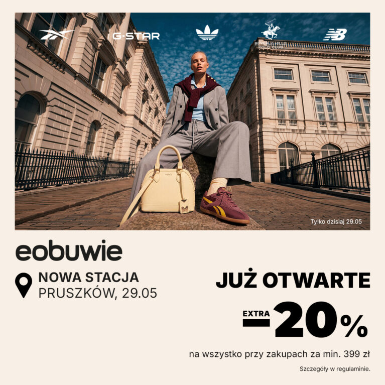 Rabat -20% na wszystko z okazji otwarcia eobuwie