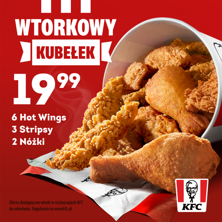 Wtorkowy kubełek w KFC!