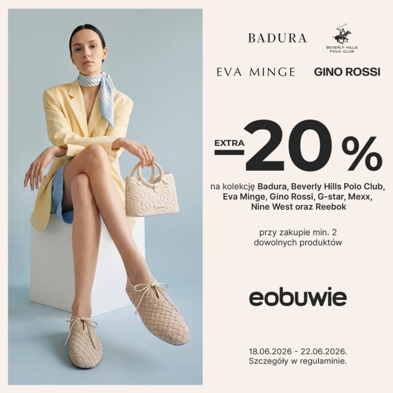 EXTRA -20% w eobuwie!