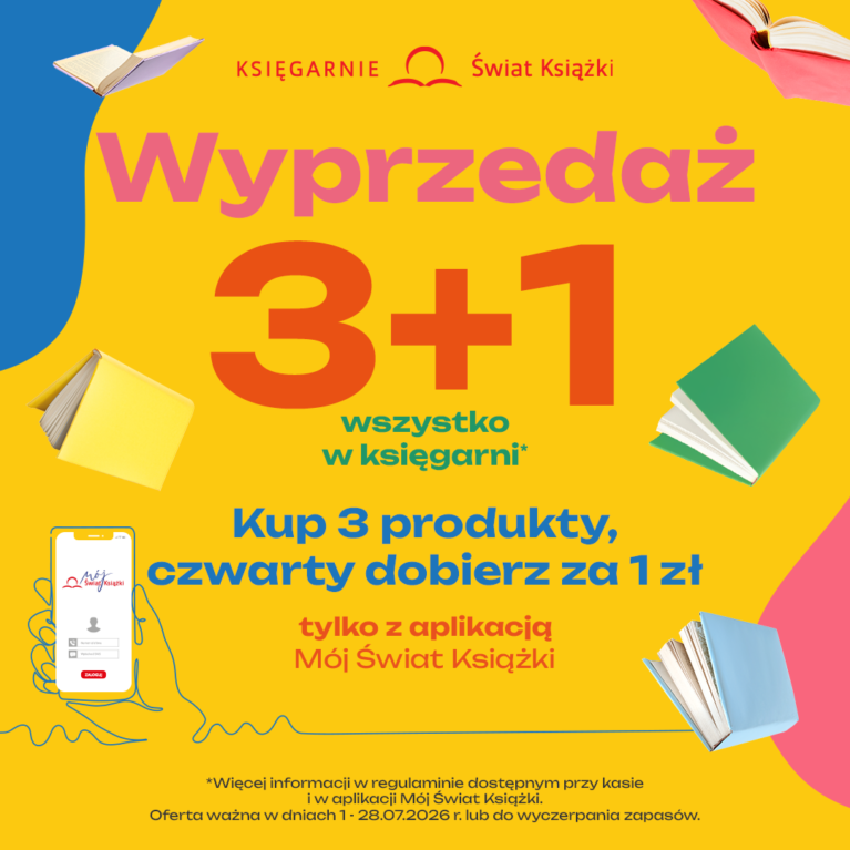 Wyprzedaż 3+1 w Księgarniach Świat Książki!