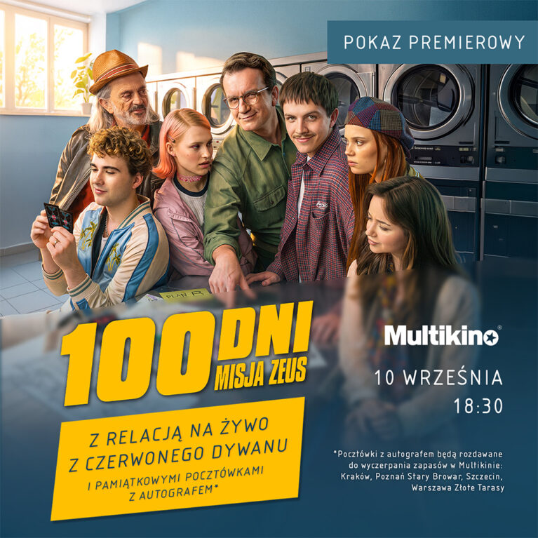 „100 DNI: Misja Zeus” w Multikinie – relacja z premiery i pamiątkowe pocztówki z autografem!