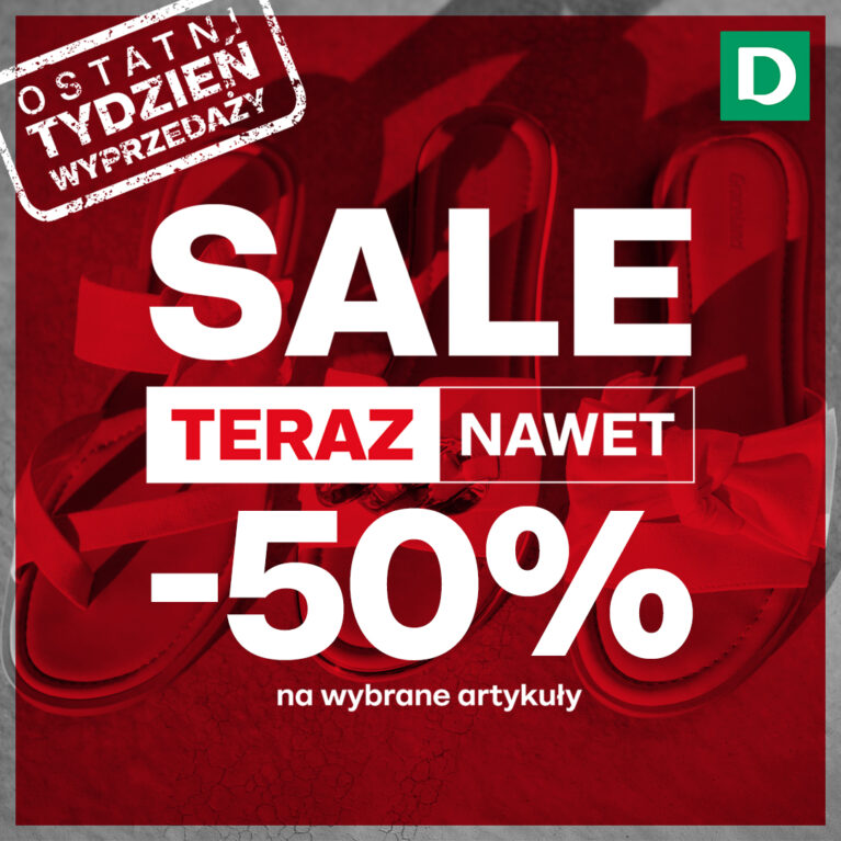 Ostatni tydzień wyprzedaży w Deichmann