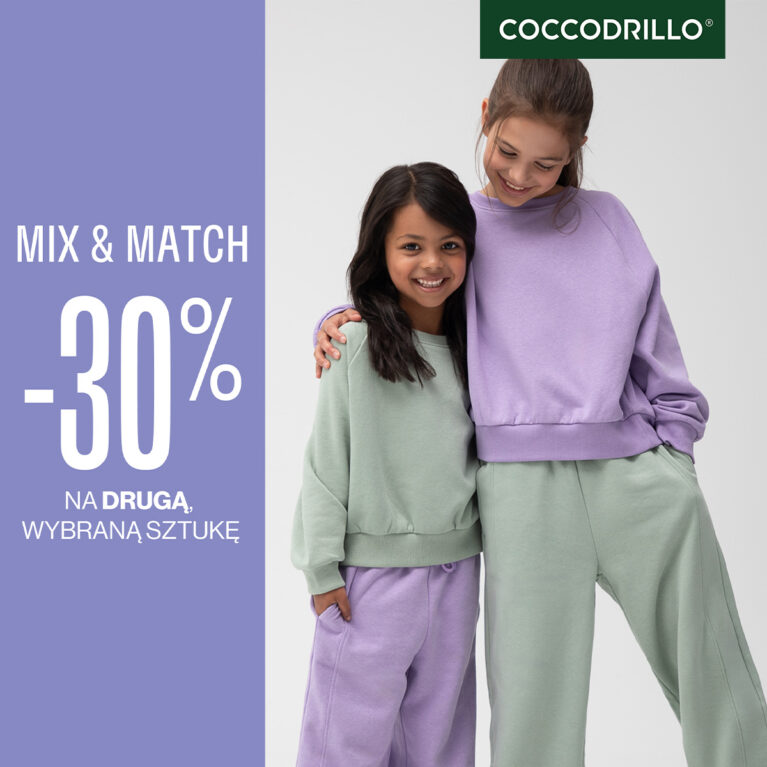 Mix&Match: drugi produkt -30%!