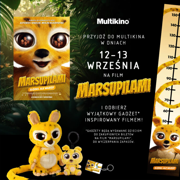Przyjdź do Multikina na „Marsupilami”. Zabierz gadżet do domu