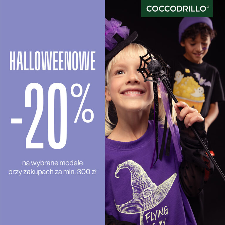 Halloweenowe -20% w Coccodrillo
